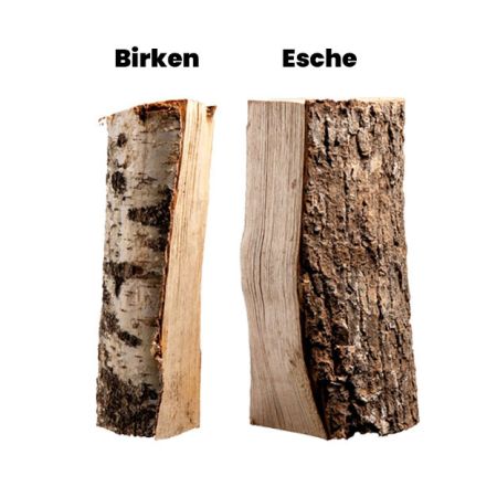Halbe palette kammergetrocknetes gespalten Birken/Esche Brennholz mischfeuerholz 25cm