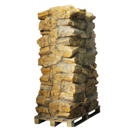 88 Netze Kammergetrocknetes gespalten Eiche Brennholz 25cm